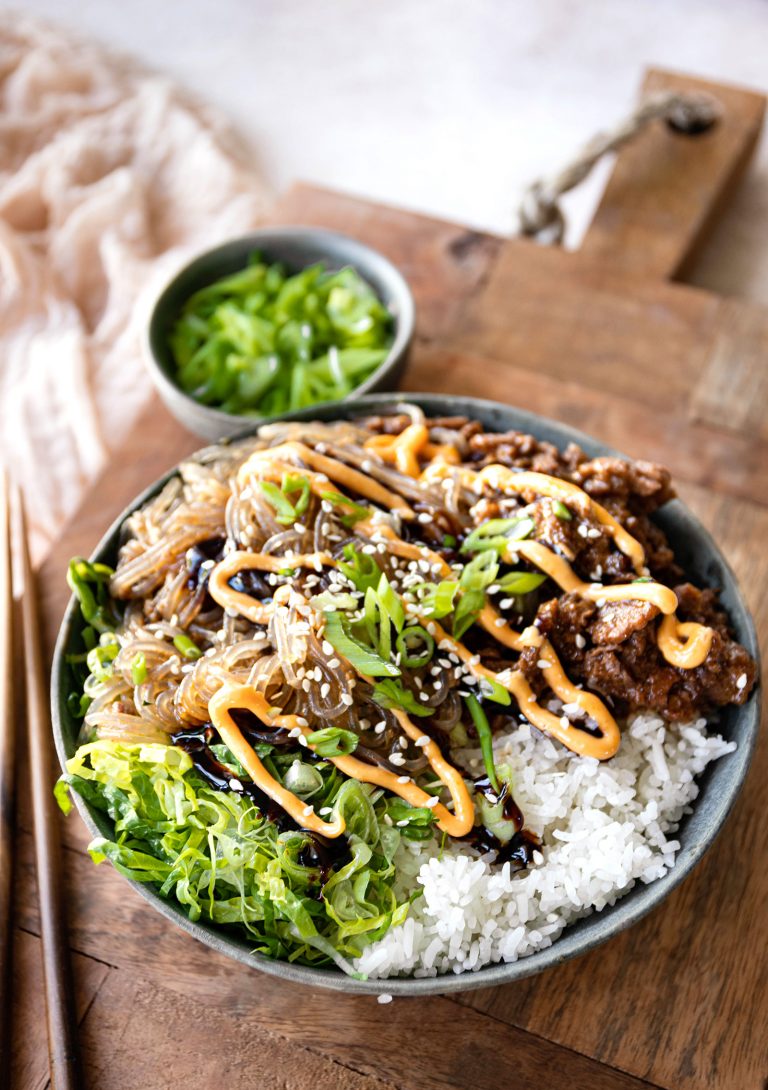 Korean Rice and Noodle Bowl - Mogwai Soup Blog