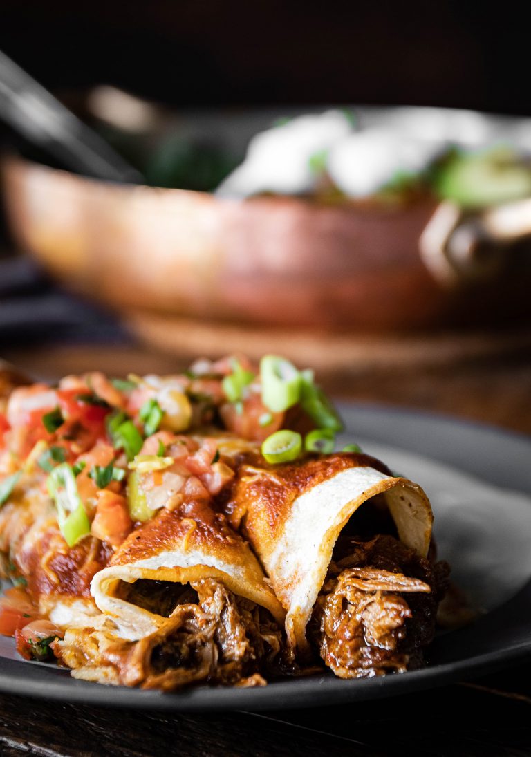 Pork and Black Bean Enchiladas Mogwai Soup Blog